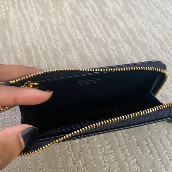 *SOLD* Prada Saffiano Leather Keychain Wallet - Picture 6 of 6